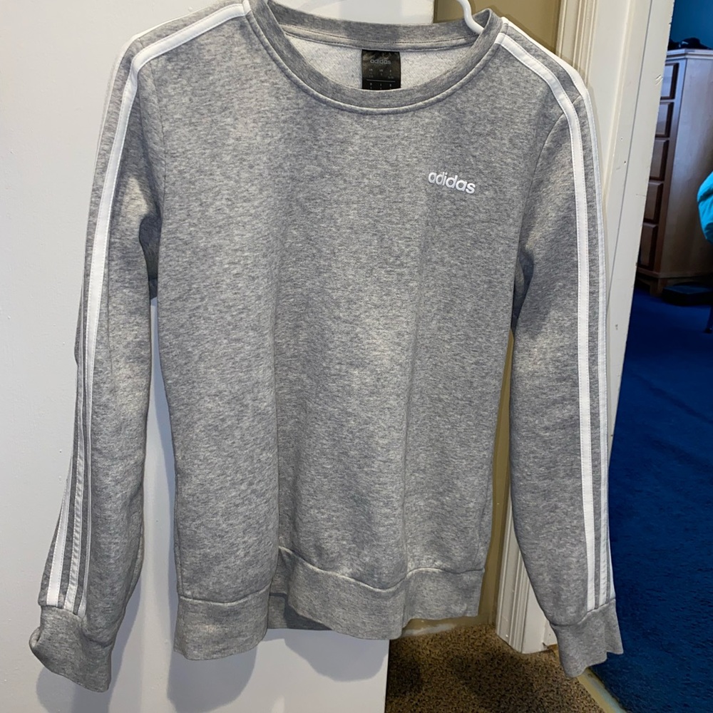 Gray Adidas Crewneck